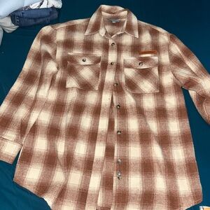 Simply Southern Brown and Cream Casual Jacket